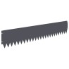 Bordure de Pelouse 20 pcs 103 x 20 cm Acier Anthracite 623417623417