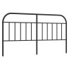  Tête de lit métal noir 160 cm 