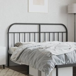  Tête de lit métal noir 160 cm 