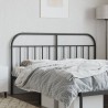  Tête de lit métal noir 160 cm 