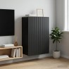 Armoire Murale Noir 66 x 34,5 x 92 cm Bois d'ingénierie 623421623421