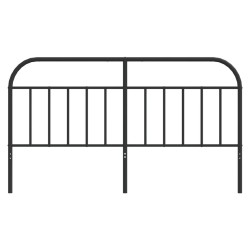  Tête de lit métal noir 160 cm 