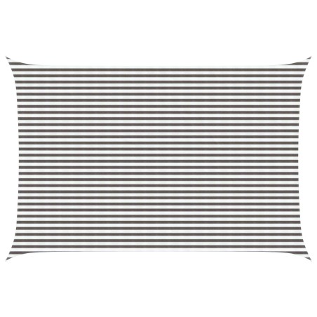 Voile d'ombre Gris clair et blanc 4 x 5 m HDPE 623424623424