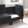 Sofa avec rangement Noir Velours 623425623425
