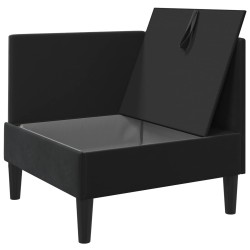 Sofa avec rangement Noir Velours 623425623425
