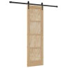 Porte coulissante ORKDAL Naturel et noir 61 x 198,5 cm 623429623429