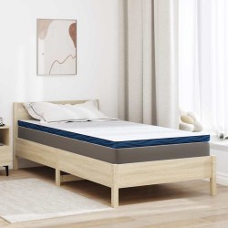 Surmatelas Blanc 90 x 200 cm Tissu jacquard 623434623434