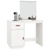 Coiffeuse Blanc 95x50x134 cm Bois de pin massif 623442623442