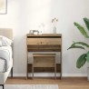 Coiffeuse 2 pcs chêne artisanal 60 x 40 x 75 cm 623444623444