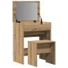 Coiffeuse 2 pcs chêne artisanal 60 x 40 x 75 cm 623444623444