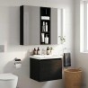 Armoire murale de salle de bain Chêne Noir 20 x 10 x 60,5 cm 623445623445