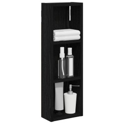 Armoire murale de salle de bain Chêne Noir 20 x 10 x 60,5 cm 623445623445