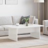 Table basse Blanc 93 x 53 x 33 cm Bois d'ingénierie 623448623448