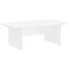 Table basse Blanc 93 x 53 x 33 cm Bois d'ingénierie 623448623448