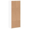 Armoire de classement blanc 60x32x153 cm bois d'ingénierie 623449623449