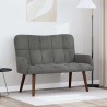 Sofa 2 places Gris foncé 115 x 61 x 87 cm Velours (V) 623458623458