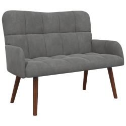 Sofa 2 places Gris foncé 115 x 61 x 87 cm Velours (V) 623458623458