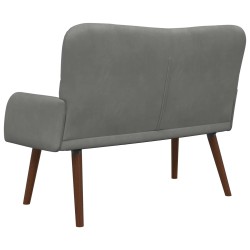 Sofa 2 places Gris foncé 115 x 61 x 87 cm Velours (V) 623458623458