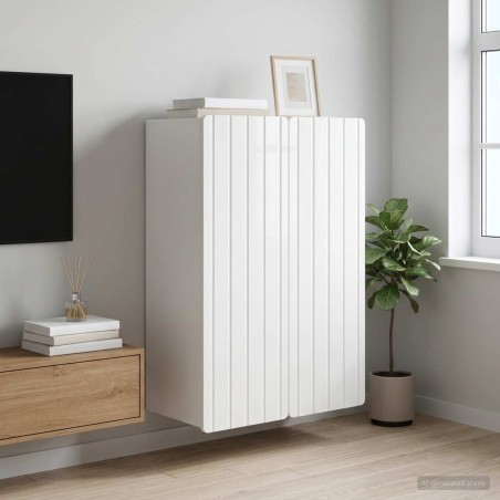 Armoire Murale Blanc brillant 66 x 34,5 x 92 cm 623459623459