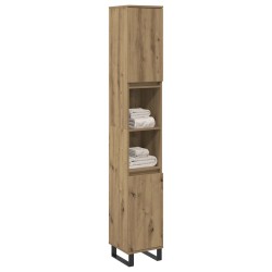 Armoire de salle de bain chêne artisanal 30x30x100 cm 623461623461