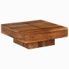 Table basse 80x80x30 cm bois d'acacia massif 623471623471