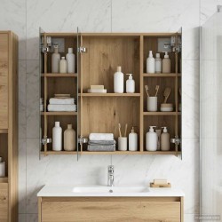 Armoire Miroir de Salle de Bain Chêne artisan 70 x 14,5 x 70 cm 623474623474