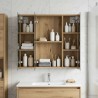 Armoire Miroir de Salle de Bain Chêne artisan 70 x 14,5 x 70 cm 623474623474