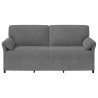 Sofa 3 places Gris foncé 198 x 83 x 95 cm Velours 623476623476