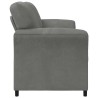Sofa 3 places Gris foncé 198 x 83 x 95 cm Velours 623476623476