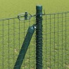Clôture en fil soudé avec base en béton 25 x 1,2 m Vert Maille 623484623484