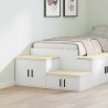 Armoire de rangement 2 pcs Blanc 118 x 41 x 40 cm 623485623485