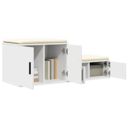 Armoire de rangement 2 pcs Blanc 118 x 41 x 40 cm 623485623485