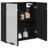Armoire Miroir Chêne noir 64 x 20 x 67 cm Bois d'ingénierie 623490623490