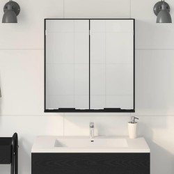 Armoire Miroir Chêne noir 64 x 20 x 67 cm Bois d'ingénierie 623490623490