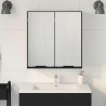 Armoire Miroir Chêne noir 64 x 20 x 67 cm Bois d'ingénierie 623490623490