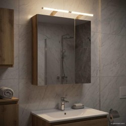 Armoire Miroir de Salle de Bain Chêne artisan 60 x 14,5 x 70 cm 623496623496
