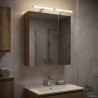 Armoire Miroir de Salle de Bain Chêne artisan 60 x 14,5 x 70 cm 623496623496