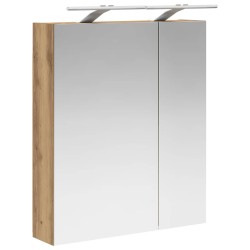 Armoire Miroir de Salle de Bain Chêne artisan 60 x 14,5 x 70 cm 623496623496