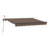 Auvent rétractable Taupe 300 x 250 cm Polyester 623497623497