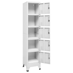 Armoire à casiers Gris Clair 38x40x180 cm Acier 623500623500