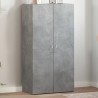 Armoire de classement gris béton 60x32x115 cm bois d'ingénierie 623503623503