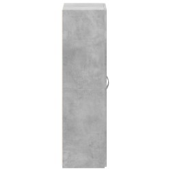 Armoire de classement gris béton 60x32x115 cm bois d'ingénierie 623503623503