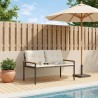 Banc extérieur 2 -Seater 116 x 67,5 x 72 cm polyrotin 623504623504