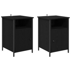 Cabinet de chevet 2 pcs Chêne noir 40 x 42 x 60 cm 623509623509
