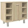 Armoire de salle de bain Chêne sonoma 60x32x53,5 cm Aggloméré 623518623518