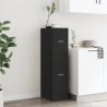 Armoire d'apothicaire noir 30x41x118 cm bois d'ingénierie 623519623519