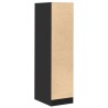 Armoire d'apothicaire noir 30x41x118 cm bois d'ingénierie 623519623519