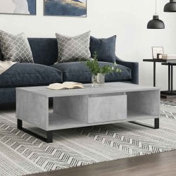 Table basse gris béton 104x60x35 cm bois d'ingénierie 623520623520