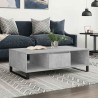 Table basse gris béton 104x60x35 cm bois d'ingénierie 623520623520
