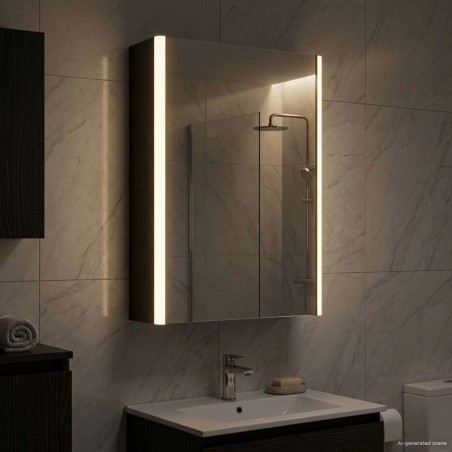 Armoire Miroir de Salle de Bain Chêne noir 33 x 11,5 x 50 cm 623521623521